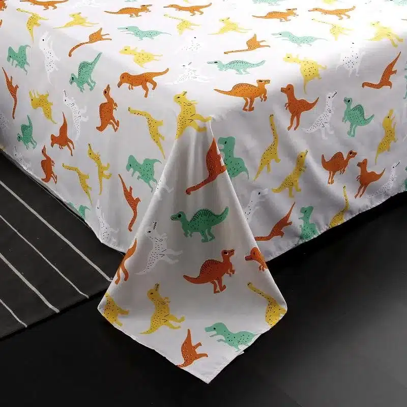 Autumn bed 2017 New duvet cover set dinosaur bedding set duvet cover AB side bed set printing flat sheet super king bedclothes 82