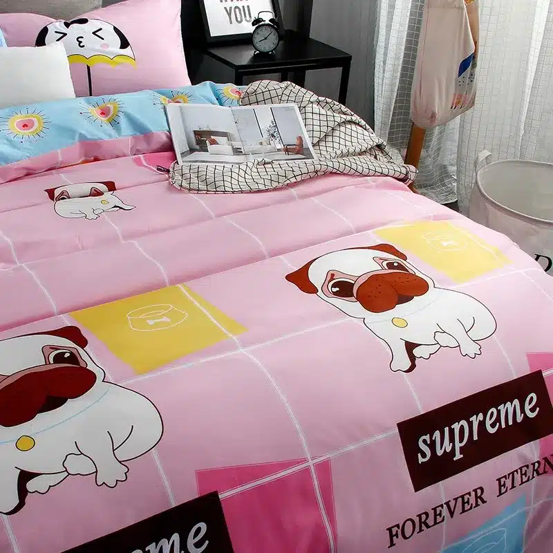 Autumn bed 2017 New duvet cover set dinosaur bedding set duvet cover AB side bed set printing flat sheet super king bedclothes 101