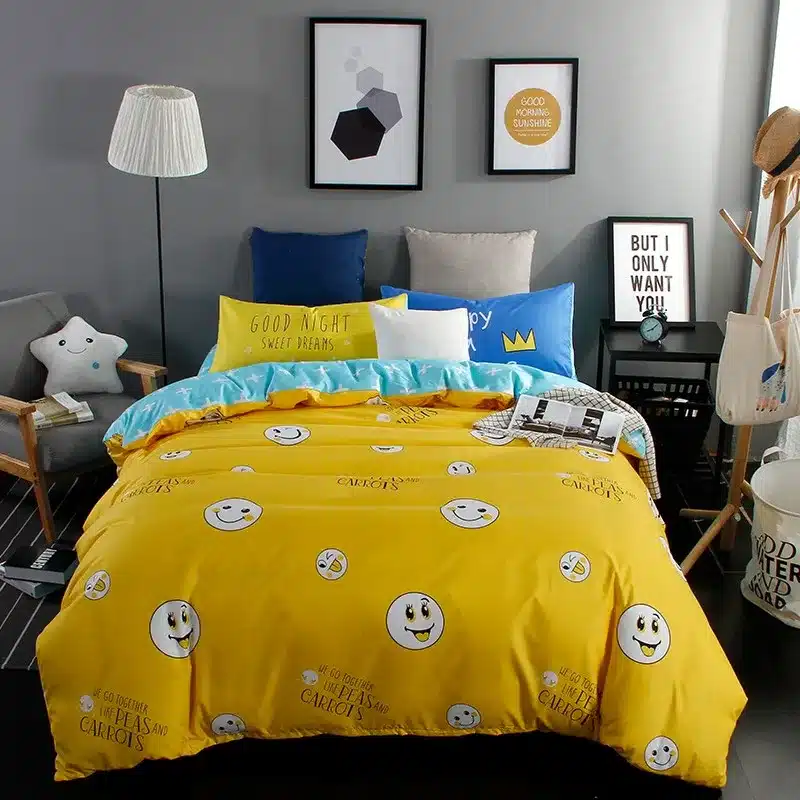 Autumn bed 2017 New duvet cover set dinosaur bedding set duvet cover AB side bed set printing flat sheet super king bedclothes 109