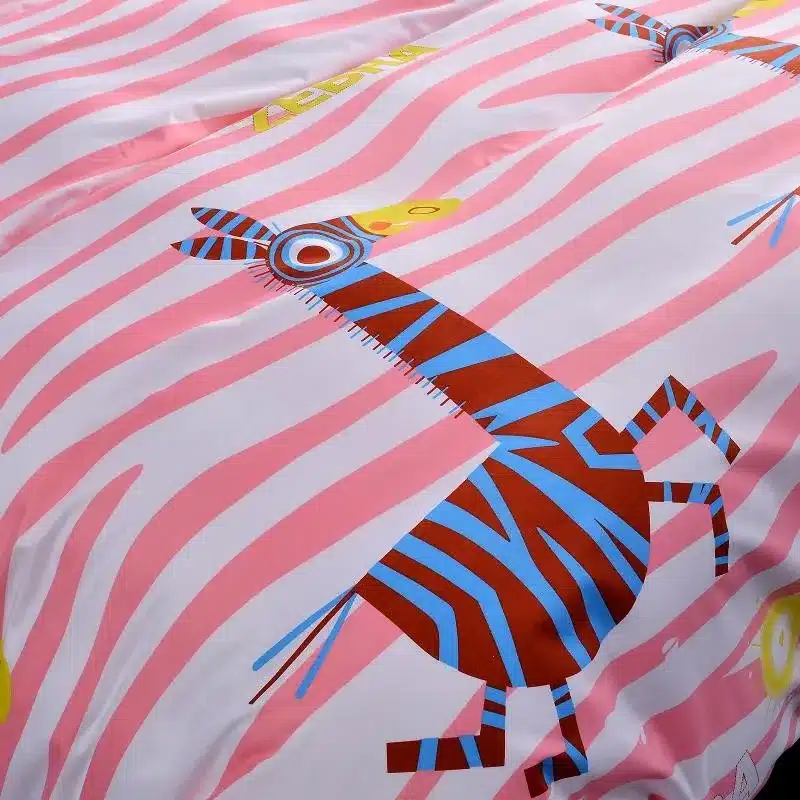 Autumn bed 2017 New duvet cover set dinosaur bedding set duvet cover AB side bed set printing flat sheet super king bedclothes 124
