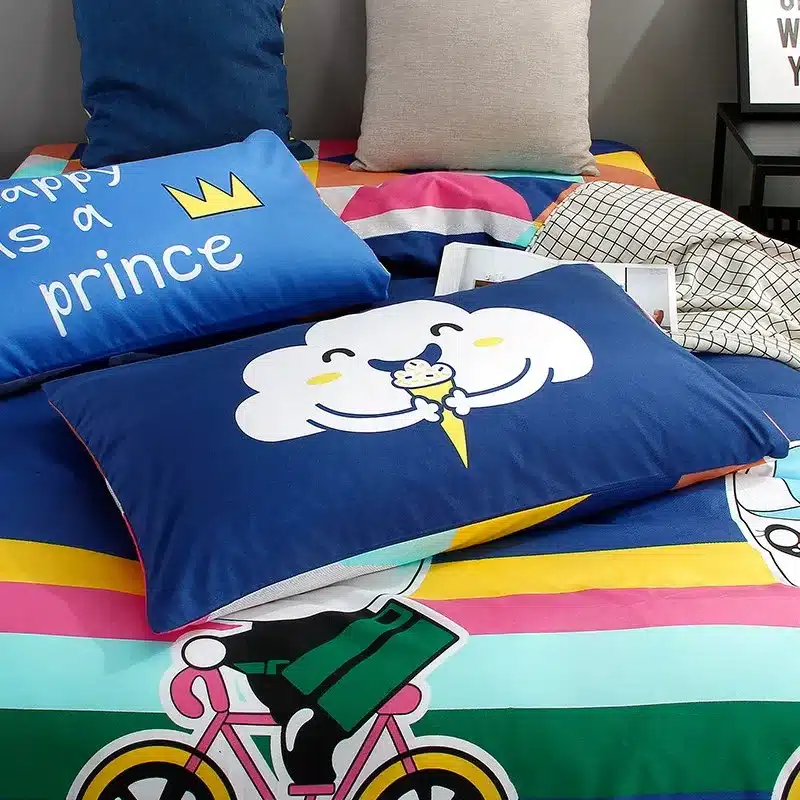 Autumn bed 2017 New duvet cover set dinosaur bedding set duvet cover AB side bed set printing flat sheet super king bedclothes 140