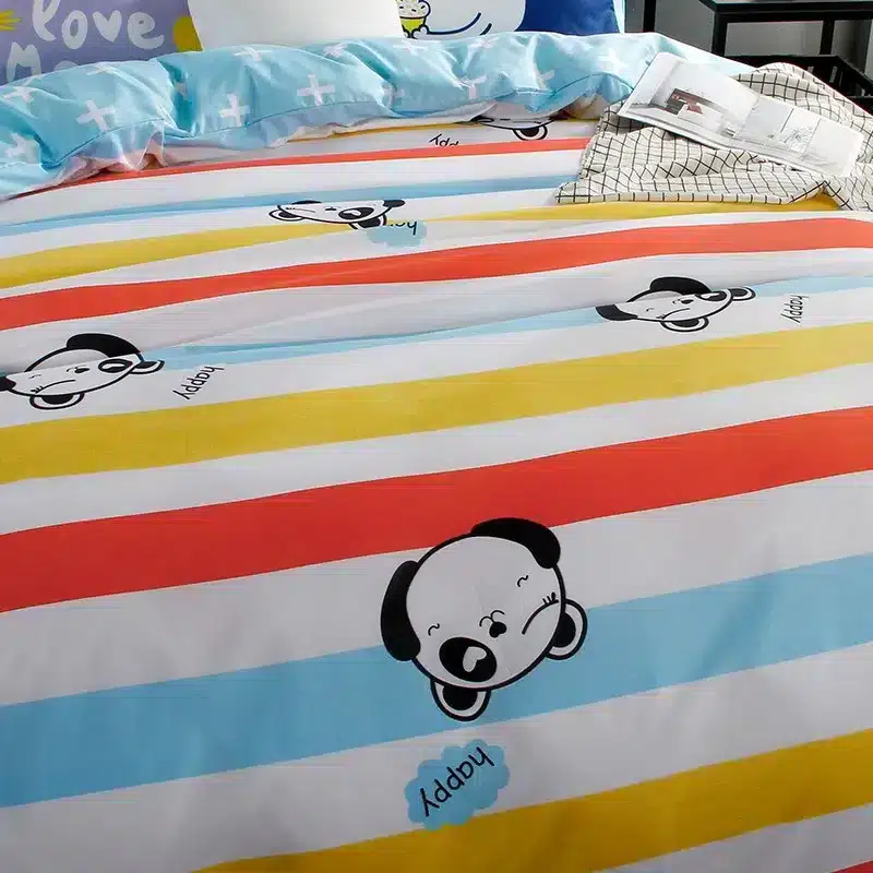 Autumn bed 2017 New duvet cover set dinosaur bedding set duvet cover AB side bed set printing flat sheet super king bedclothes 159