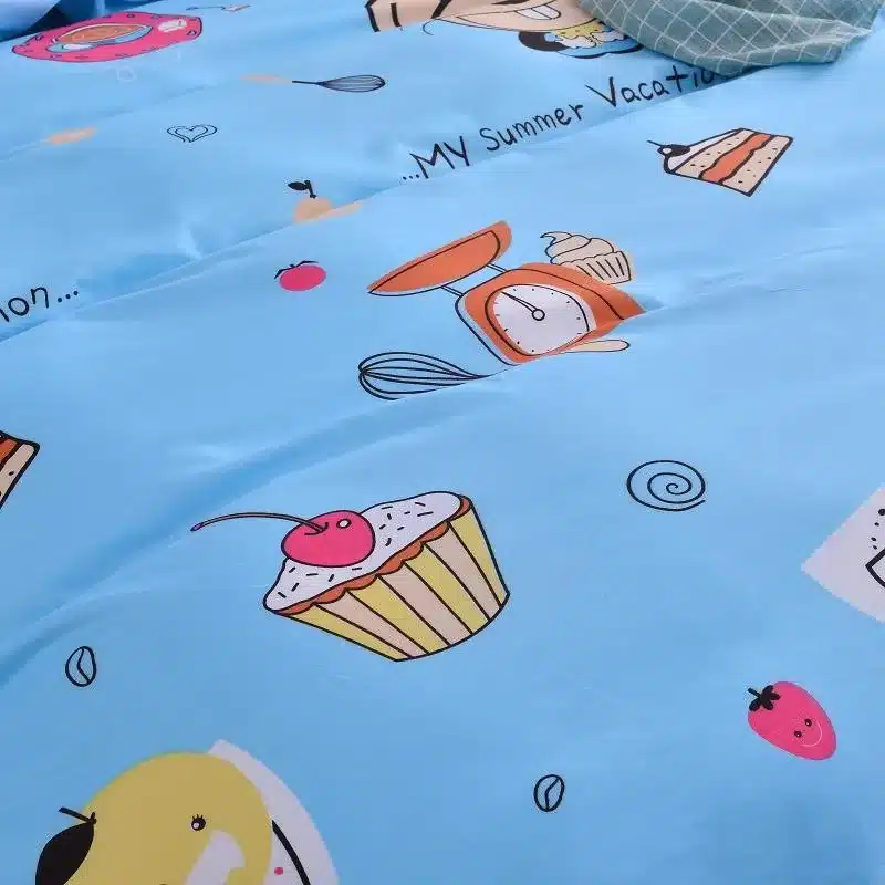 Autumn bed 2017 New duvet cover set dinosaur bedding set duvet cover AB side bed set printing flat sheet super king bedclothes 173