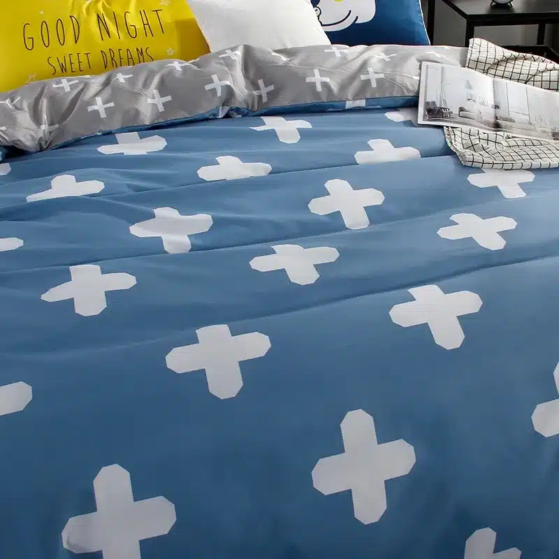 Autumn bed 2017 New duvet cover set dinosaur bedding set duvet cover AB side bed set printing flat sheet super king bedclothes 188