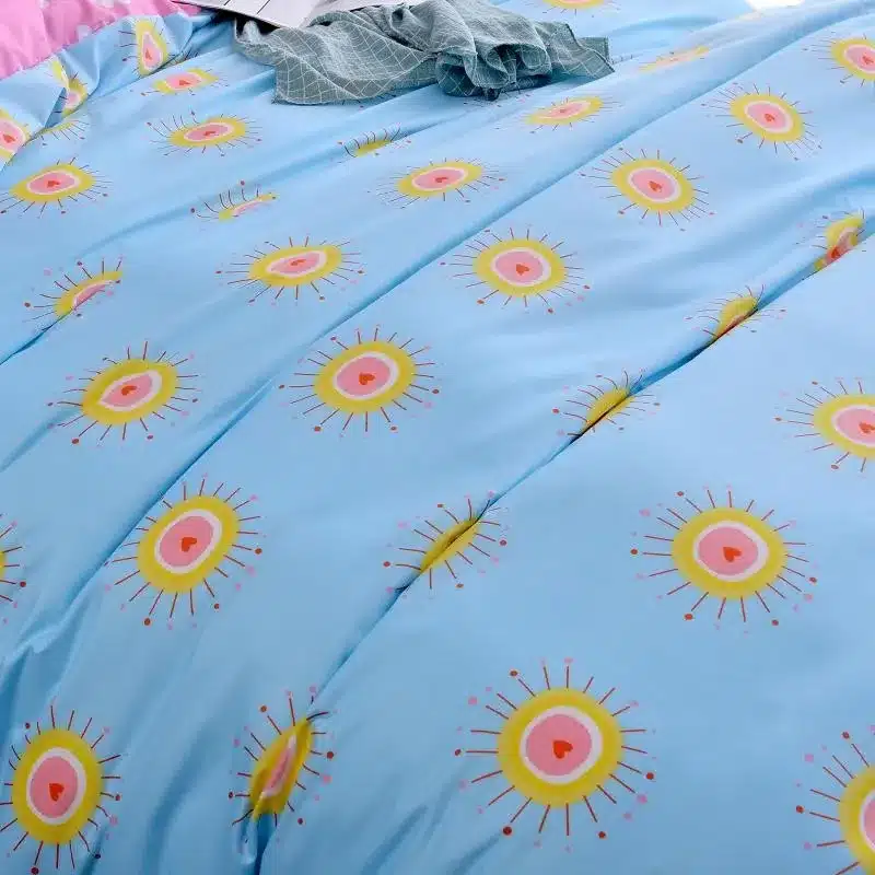 Autumn bed 2017 New duvet cover set dinosaur bedding set duvet cover AB side bed set printing flat sheet super king bedclothes 195