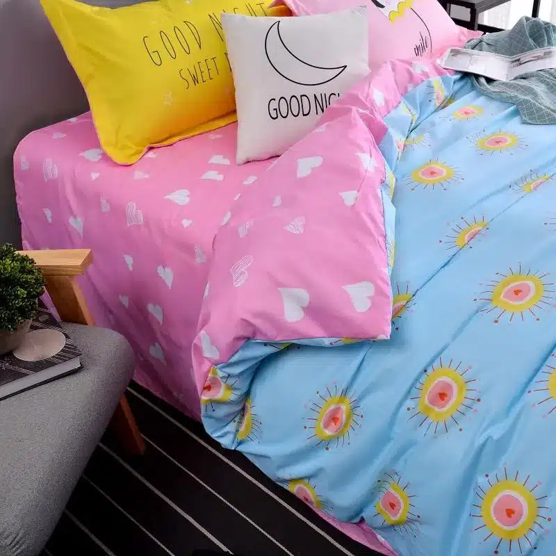Autumn bed 2017 New duvet cover set dinosaur bedding set duvet cover AB side bed set printing flat sheet super king bedclothes 196