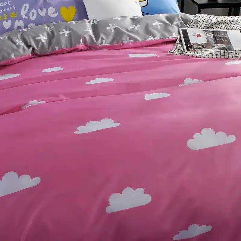 Autumn bed 2017 New duvet cover set dinosaur bedding set duvet cover AB side bed set printing flat sheet super king bedclothes 203