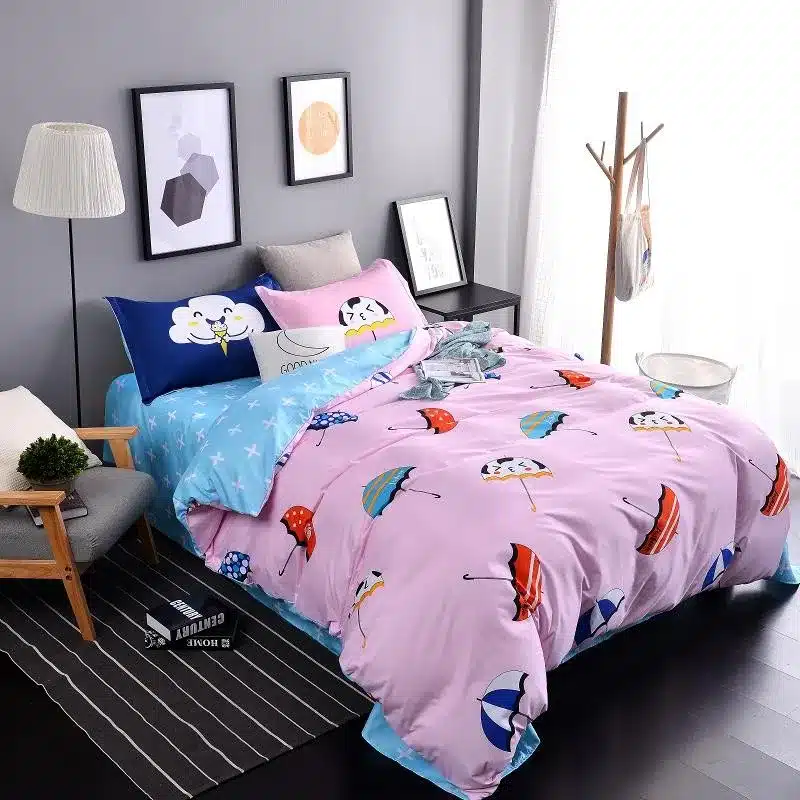 Autumn bed 2017 New duvet cover set dinosaur bedding set duvet cover AB side bed set printing flat sheet super king bedclothes 209
