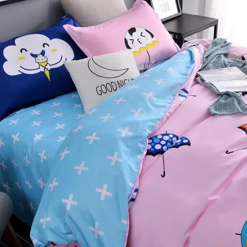 Autumn bed 2017 New duvet cover set dinosaur bedding set duvet cover AB side bed set printing flat sheet super king bedclothes 211