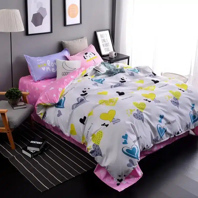 Autumn bed 2017 New duvet cover set dinosaur bedding set duvet cover AB side bed set printing flat sheet super king bedclothes 223