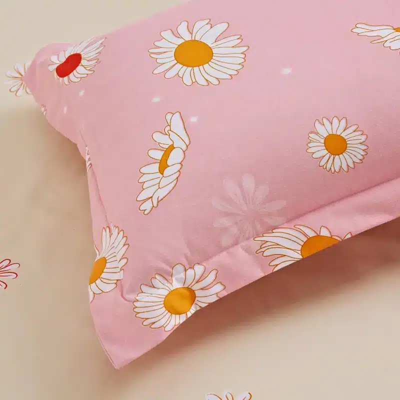 Black rose bedding set Rose Heart duvet cover 3 or 4pcs/set Summer bed set white bedclothes Flora flat sheet daisy kid bedlinen 48