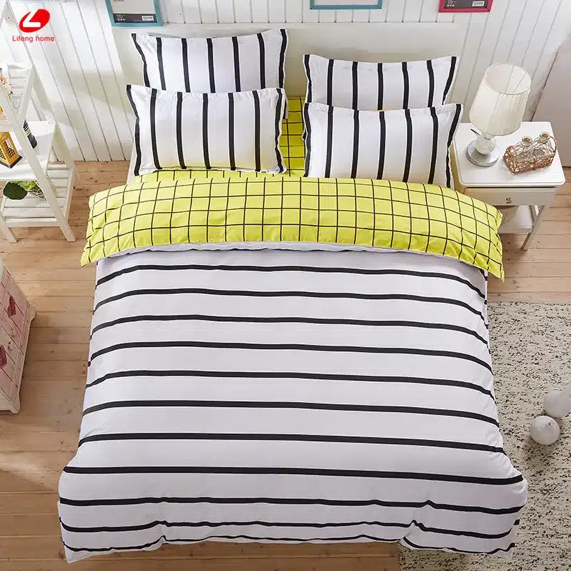 Black rose bedding set Rose Heart duvet cover 3 or 4pcs/set Summer bed set white bedclothes Flora flat sheet daisy kid bedlinen 82