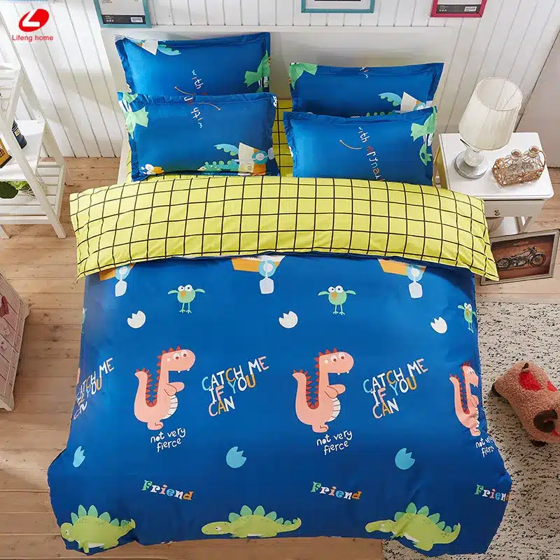 Black rose bedding set Rose Heart duvet cover 3 or 4pcs/set Summer bed set white bedclothes Flora flat sheet daisy kid bedlinen 84