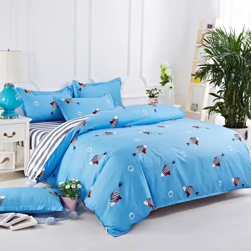 Black rose bedding set Rose Heart duvet cover 3 or 4pcs/set Summer bed set white bedclothes Flora flat sheet daisy kid bedlinen 119