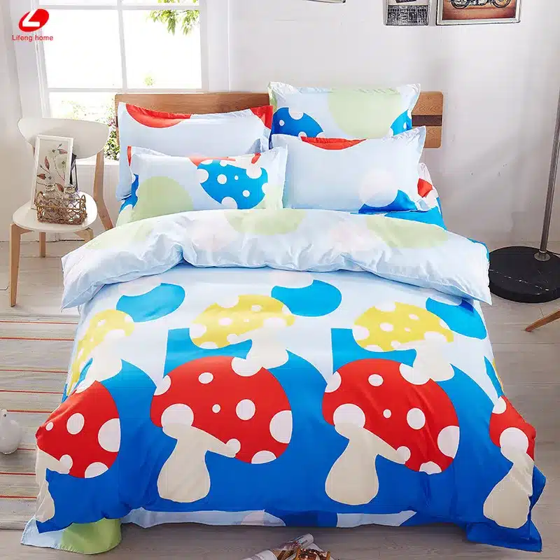 Black rose bedding set Rose Heart duvet cover 3 or 4pcs/set Summer bed set white bedclothes Flora flat sheet daisy kid bedlinen 130