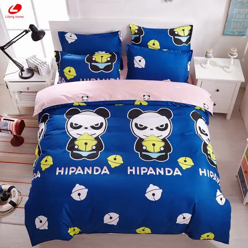 Black rose bedding set Rose Heart duvet cover 3 or 4pcs/set Summer bed set white bedclothes Flora flat sheet daisy kid bedlinen 144