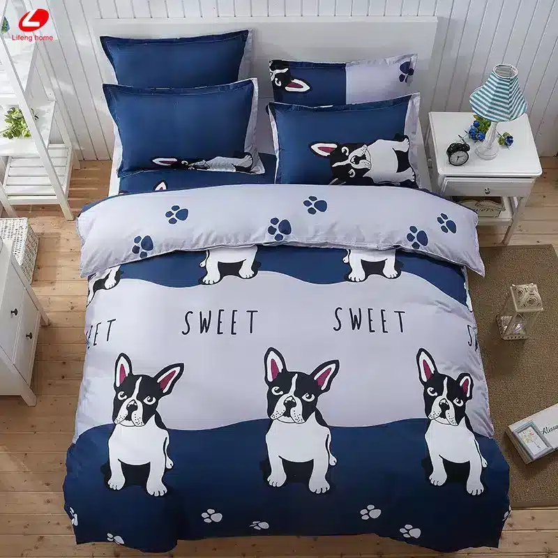 Black rose bedding set Rose Heart duvet cover 3 or 4pcs/set Summer bed set white bedclothes Flora flat sheet daisy kid bedlinen 148