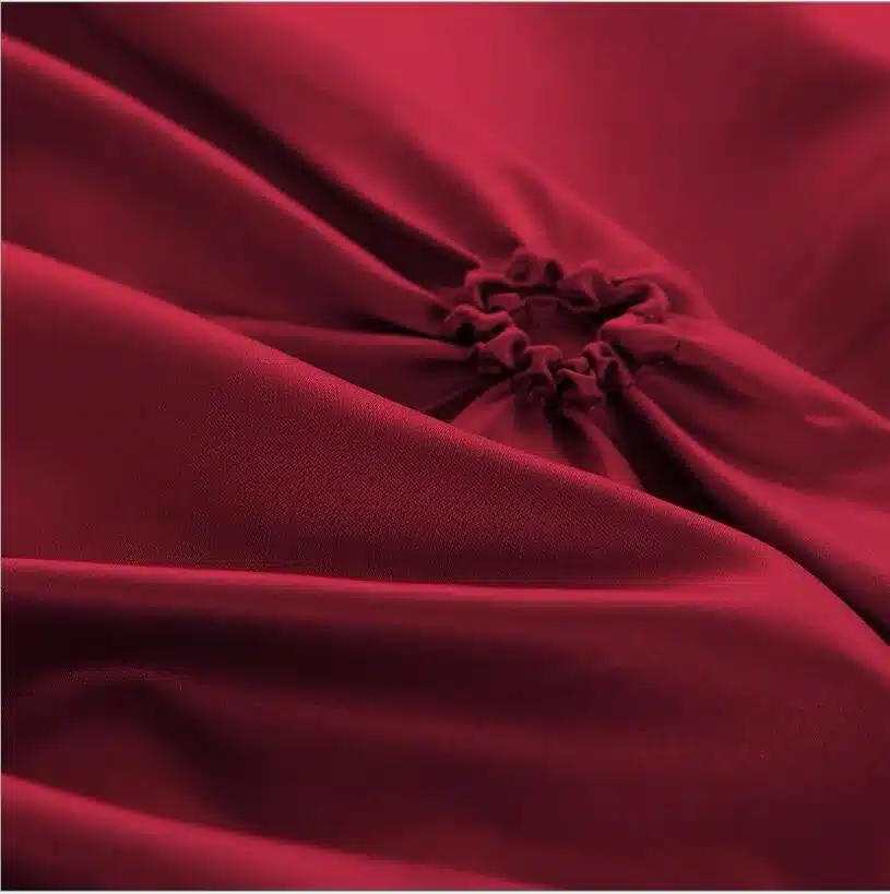 Pink Hand-made Bedding Set King Queen Size 4pcs Luxury Solid Color Satin Silk/Cotton Bed Set Duvet Cover Bed Linen Home Textile 13
