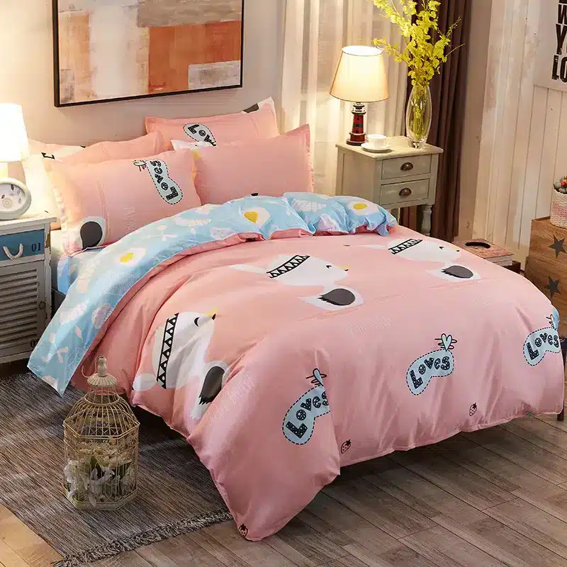 Cactaceae bedding set Mans Stripe duvet cover set summer Green sheet, pillowcase&duvet cover set white black star bed linen set 15