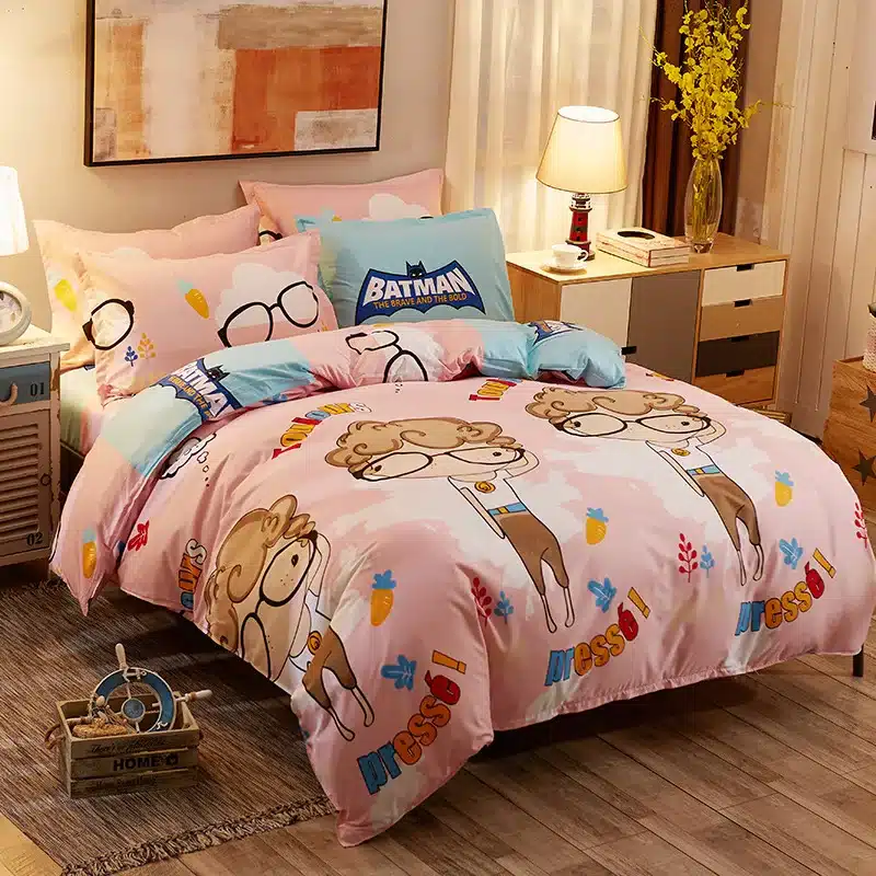 Cactaceae bedding set Mans Stripe duvet cover set summer Green sheet, pillowcase&duvet cover set white black star bed linen set 20