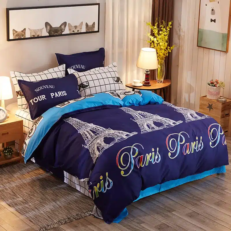 Cactaceae bedding set Mans Stripe duvet cover set summer Green sheet, pillowcase&duvet cover set white black star bed linen set 25