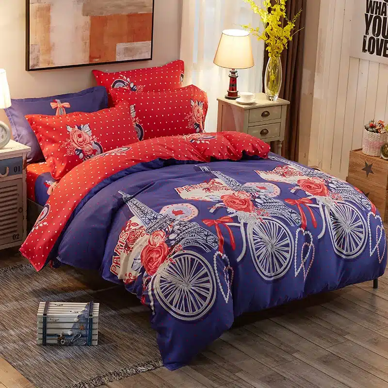 Cactaceae bedding set Mans Stripe duvet cover set summer Green sheet, pillowcase&duvet cover set white black star bed linen set 27