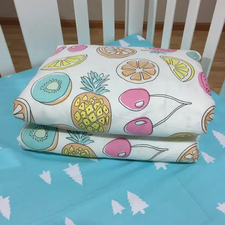 adamant ant 3 Pcs Cotton Crib Bed Linen Kit Cartoon Baby Bedding Set Includes Pillowcase Bed Sheet Duvet Cover Without Filler 14