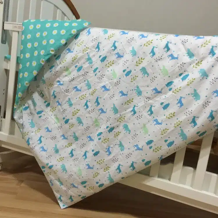 adamant ant 3 Pcs Cotton Crib Bed Linen Kit Cartoon Baby Bedding Set Includes Pillowcase Bed Sheet Duvet Cover Without Filler 21