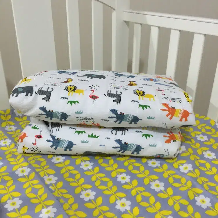 adamant ant 3 Pcs Cotton Crib Bed Linen Kit Cartoon Baby Bedding Set Includes Pillowcase Bed Sheet Duvet Cover Without Filler 25
