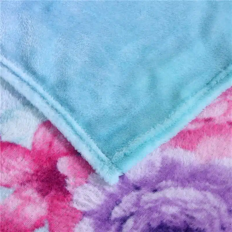 Hot sale cheapHome Textile flower print coral fleece blankets on the bed 4 Size for choice bedclothes Towels can be as bed sheet 13