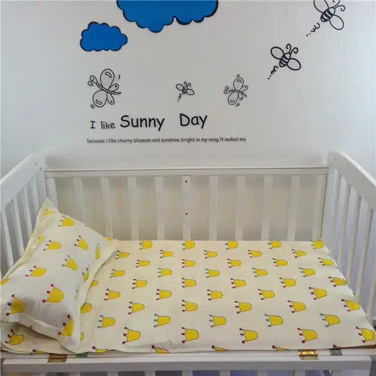 Free shipping New Arrived Hot Ins crib bed linen 2pcs baby Bedding set include pillow case+bed sheet without filling 12