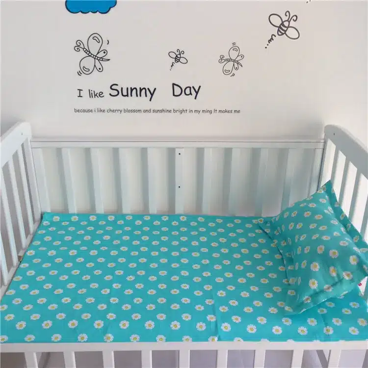 Free shipping New Arrived Hot Ins crib bed linen 2pcs baby Bedding set include pillow case+bed sheet without filling 14