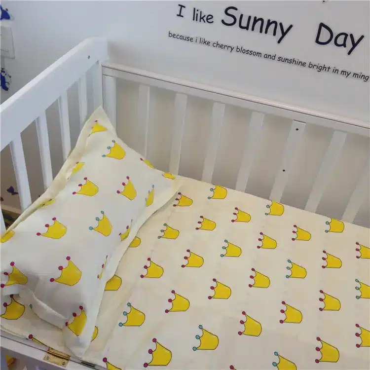 Free shipping New Arrived Hot Ins crib bed linen 2pcs baby Bedding set include pillow case+bed sheet without filling 13