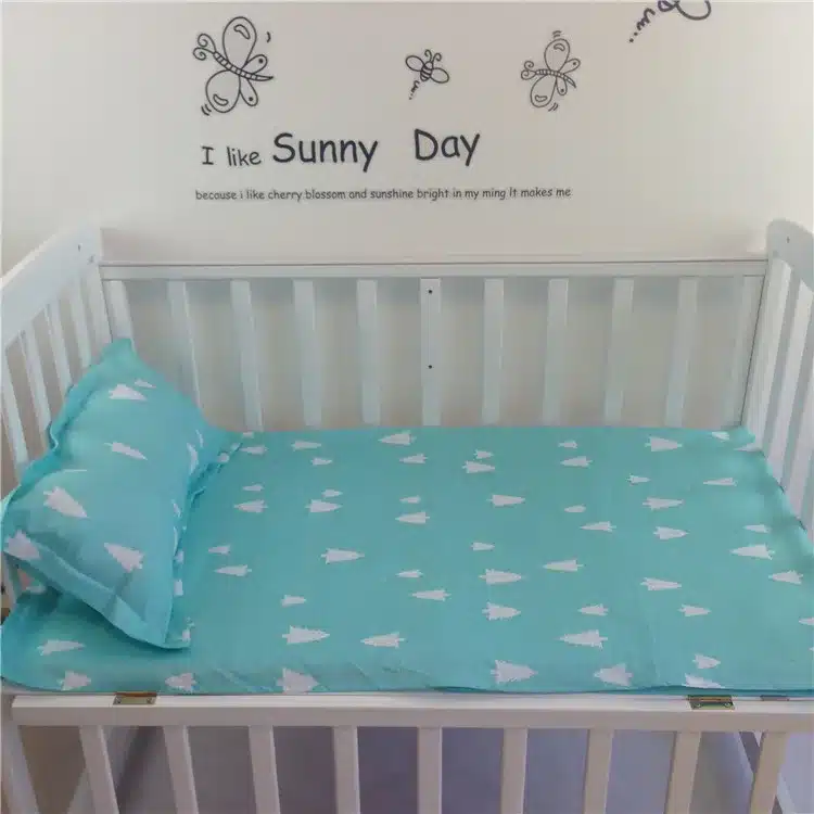 Free shipping New Arrived Hot Ins crib bed linen 2pcs baby Bedding set include pillow case+bed sheet without filling 16