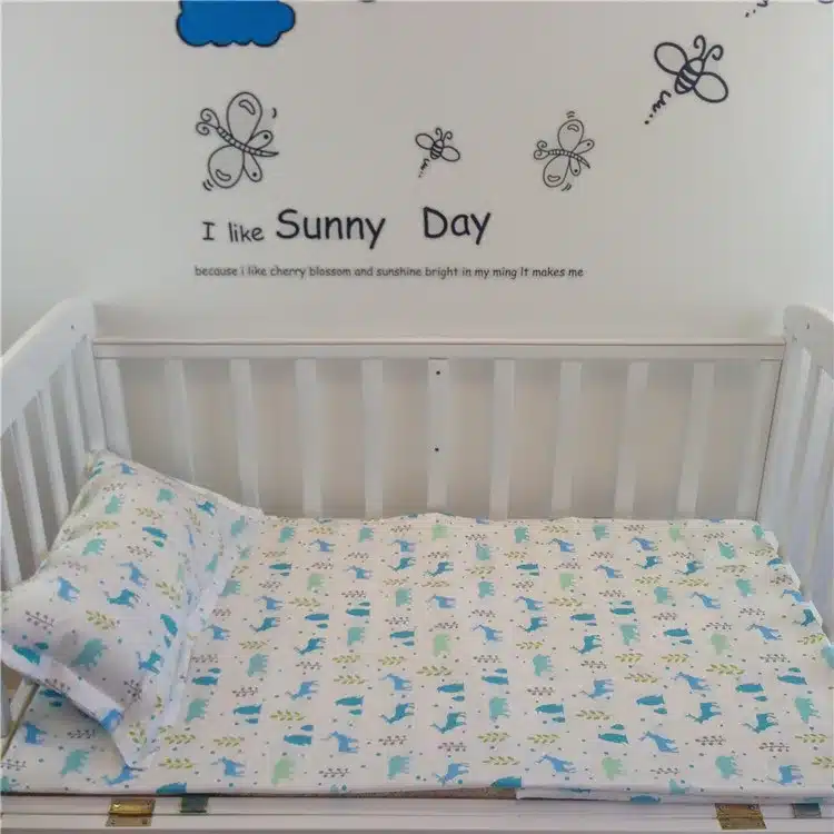 Free shipping New Arrived Hot Ins crib bed linen 2pcs baby Bedding set include pillow case+bed sheet without filling 19