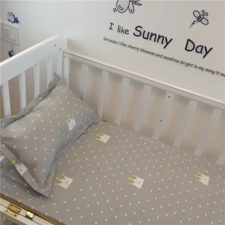 Free shipping New Arrived Hot Ins crib bed linen 2pcs baby Bedding set include pillow case+bed sheet without filling 24