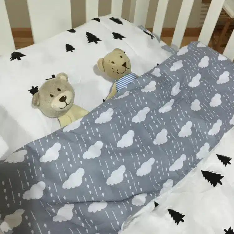 Free shipping New Arrived Hot Ins crib bed linen 2pcs baby Bedding set include pillow case+bed sheet without filling 33