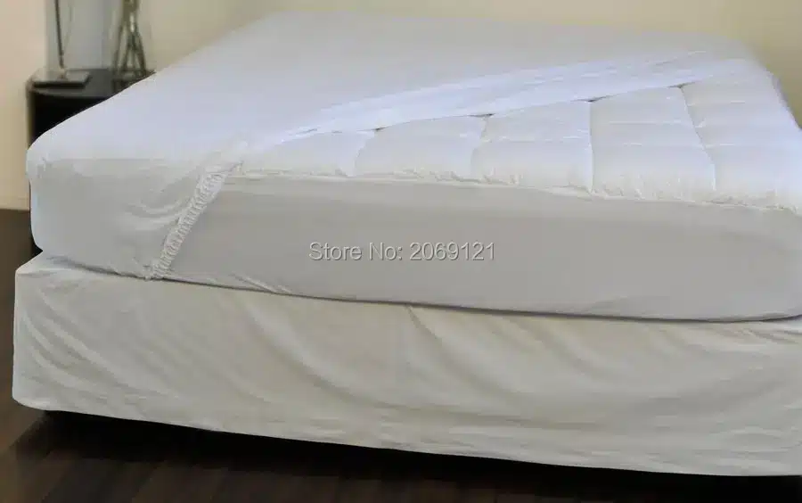 80X200cm Waterproof Smooth Top Hypoallergenic Mattress Protector Against Dust Mites And Bacteria Fitted Sheet Mattress Cover 12