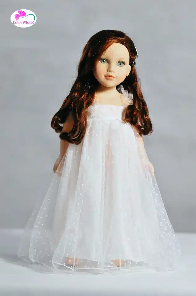 plaid dress Clothes for dolls fits 45 cm American Girl doll and Zapf baby born doll 5