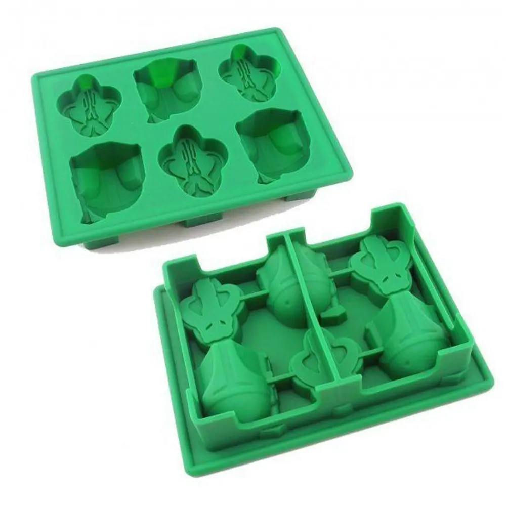 9pcs Star War Ice Cube Trays Silicone Ice Mold Death Star Ice Mold Ice Form Candy Silicone Molds Darth Vader Yoda Master 19