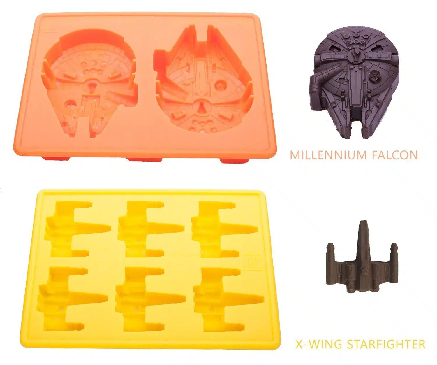 9pcs Star War Ice Cube Trays Silicone Ice Mold Death Star Ice Mold Ice Form Candy Silicone Molds Darth Vader Yoda Master 20