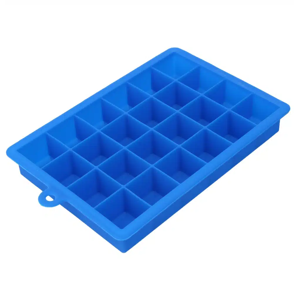 DIY Silicone Ice Cube Mold Square Shape Ice mold 24 Cube Ice Tray Fruit Ice Cream Maker Kitchen Bar Drinking Accessories 5 Color 20