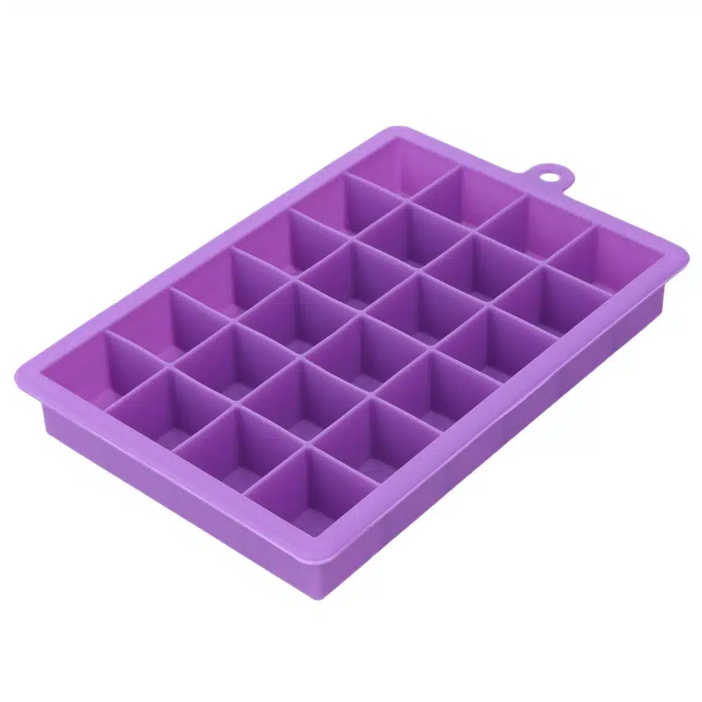 DIY Silicone Ice Cube Mold Square Shape Ice mold 24 Cube Ice Tray Fruit Ice Cream Maker Kitchen Bar Drinking Accessories 5 Color 27