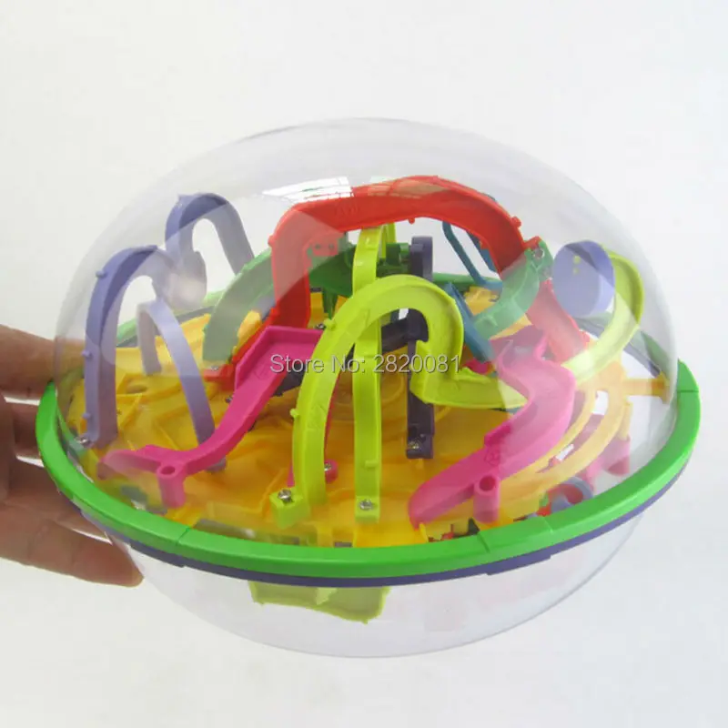 299 steps 3D magical intellect maze ball ,IQ balance logic ability perplexus magnetic toys,training tools smart challenge game 16