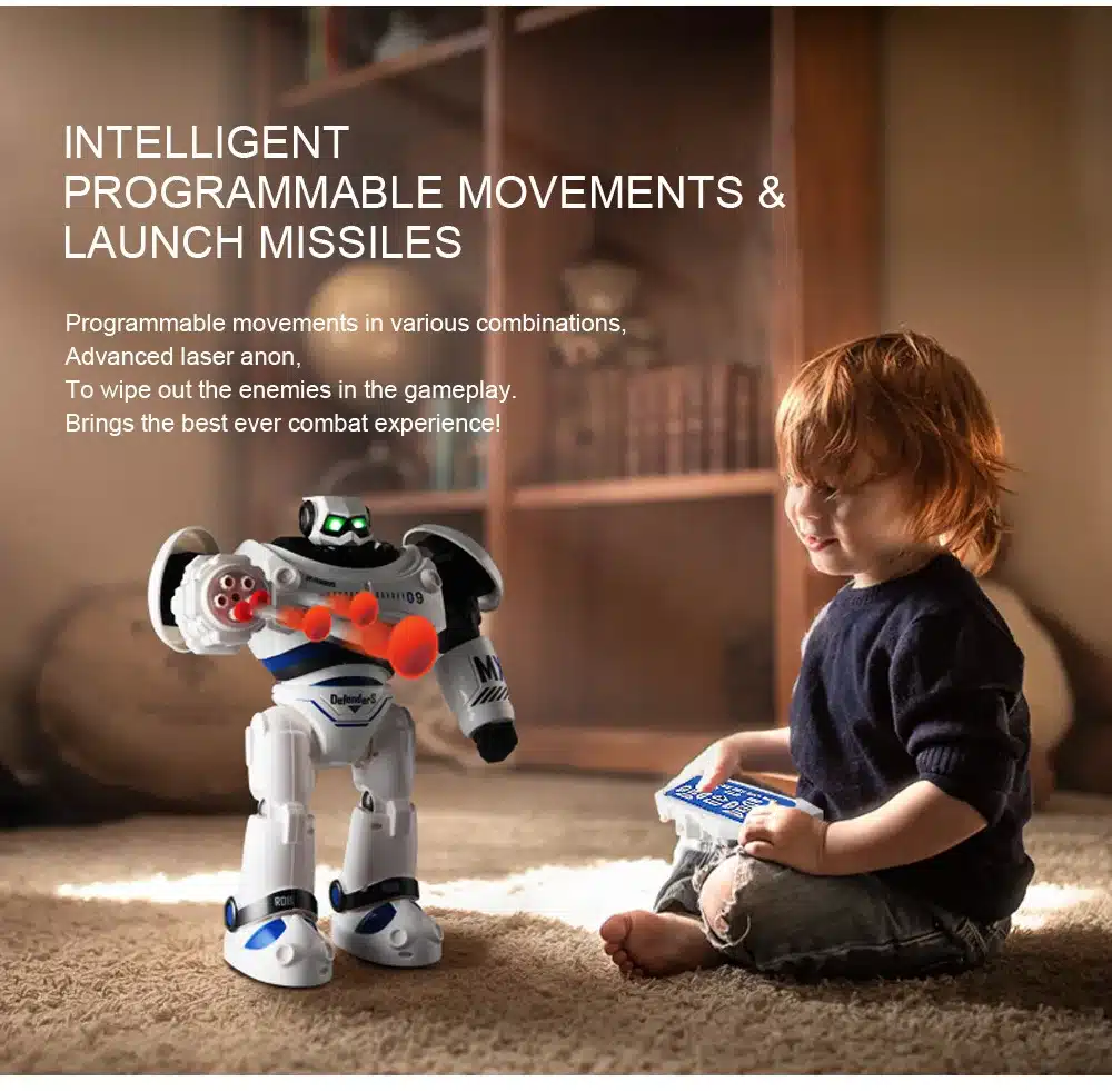 New English RC smart robot toy R-1 Infrared Slide Walk Shoot Dance Intelligent remote control Battle droid kids toy vs 775849 23