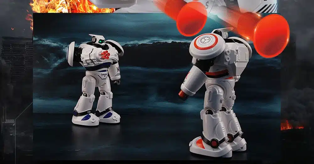 New English RC smart robot toy R-1 Infrared Slide Walk Shoot Dance Intelligent remote control Battle droid kids toy vs 775849 26