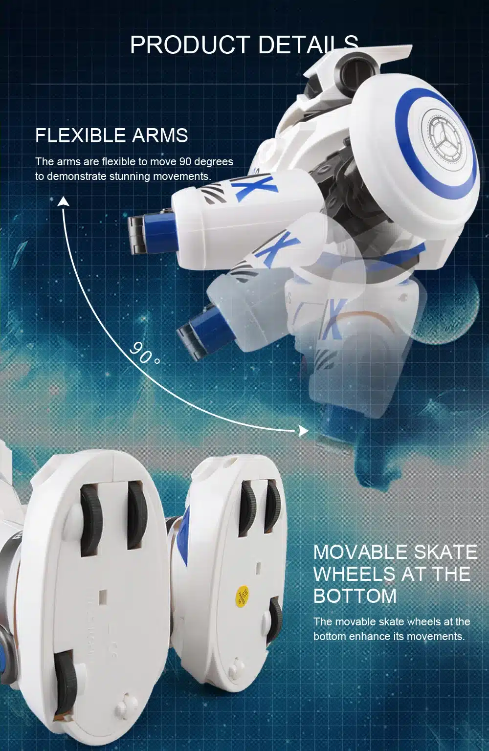 New English RC smart robot toy R-1 Infrared Slide Walk Shoot Dance Intelligent remote control Battle droid kids toy vs 775849 34