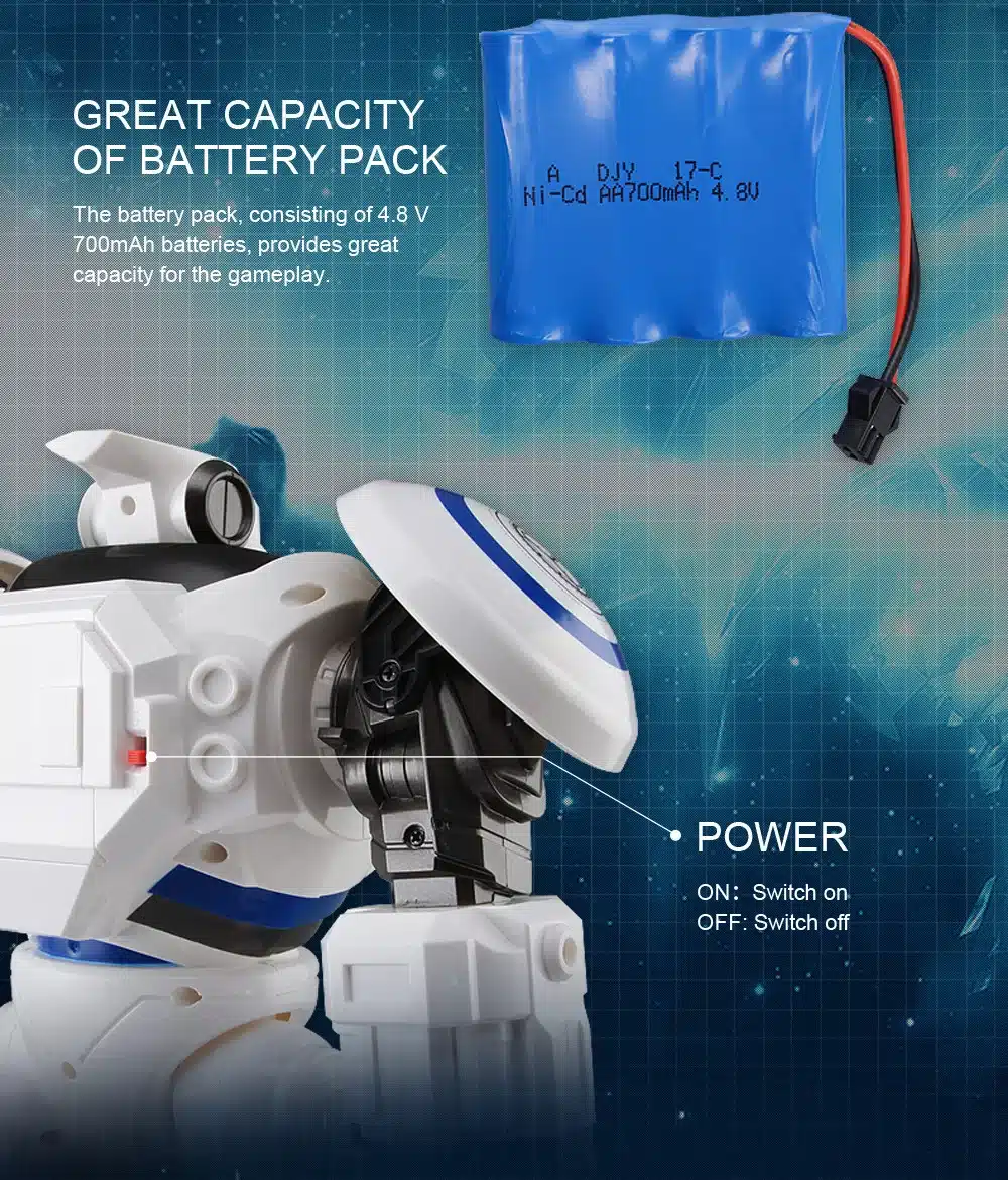 New English RC smart robot toy R-1 Infrared Slide Walk Shoot Dance Intelligent remote control Battle droid kids toy vs 775849 35