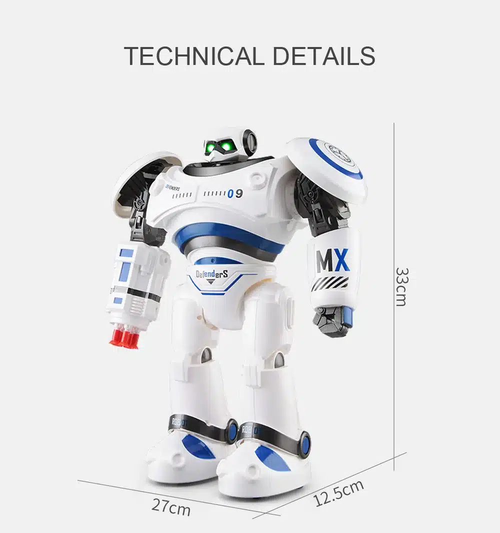 New English RC smart robot toy R-1 Infrared Slide Walk Shoot Dance Intelligent remote control Battle droid kids toy vs 775849 40