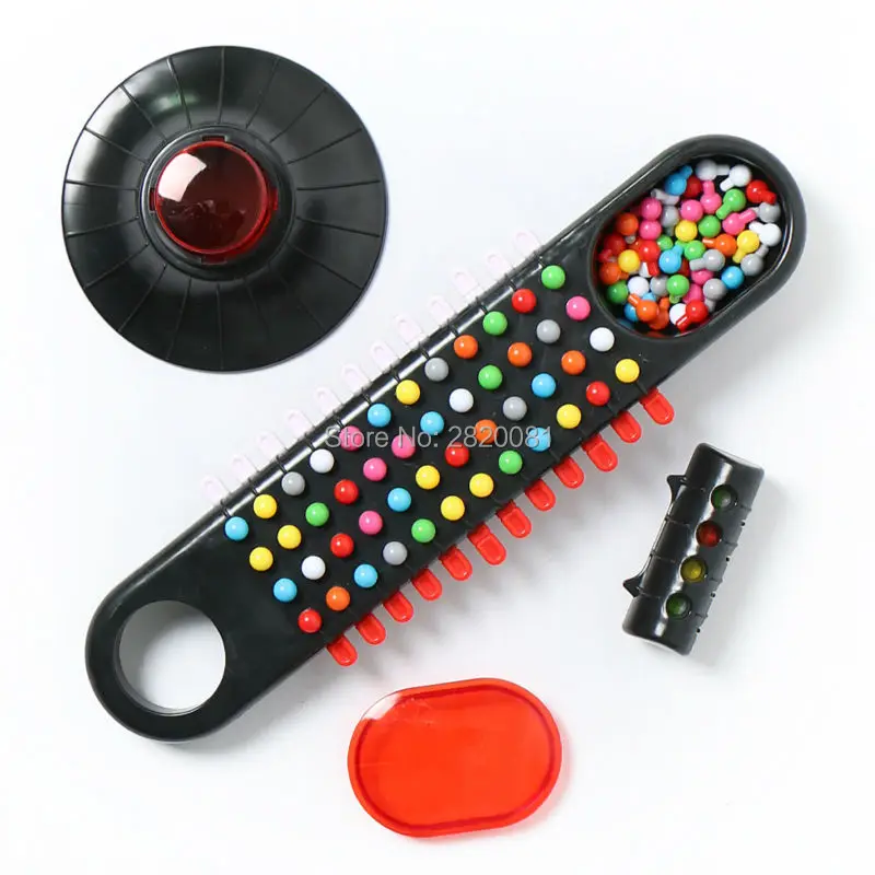 The classic code cracking puzzle game Mastermind toy set,family challenging&smart game for 5 players,rotating game unit 7